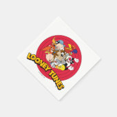 LOONEY TUNES™ Character Logo スタンダードカクテルナプキン (角)