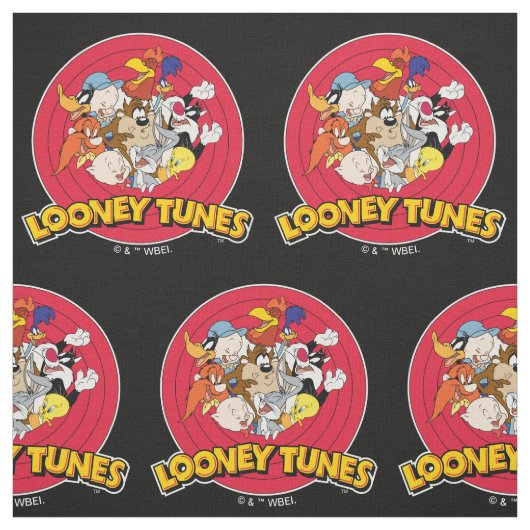 LOONEY TUNES™ Character Logo ファブリック (見本)