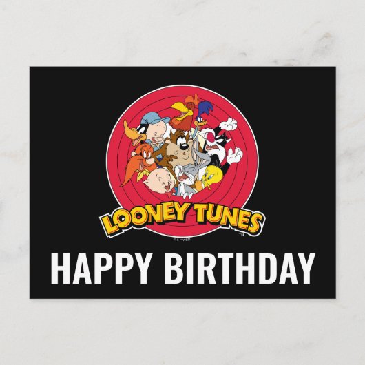 LOONEY TUNES™ Character Logo ポストカード (正面)