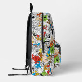 LOONEY TUNES™ Color Pop Pattern プリントバックパック (左)
