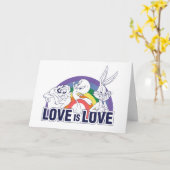 LOONEY TUNES™ - Love Is Love カード (黄色い花)
