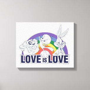 LOONEY TUNES™ - Love Is Love キャンバスプリント