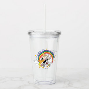 LOONEY TUNES™ - Love Yourselfプライドバッジ アクリルタンブラー