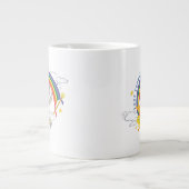 LOONEY TUNES™ - Love Yourselfプライドバッジ ジャンボコーヒーマグカップ (正面)