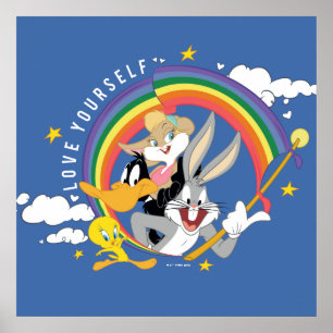 LOONEY TUNES™ - Love Yourselfプライドバッジ ポスター