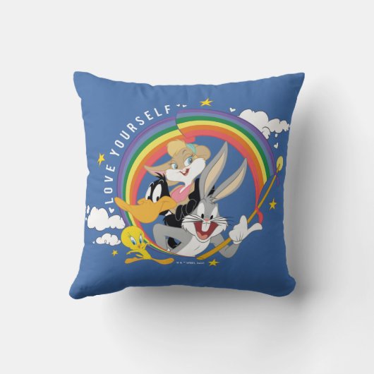 LOONEY TUNES™ - Love Yourself Pride Badge クッション (裏面)
