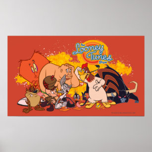 Looney Tunes Show Cast & Logo ポスター