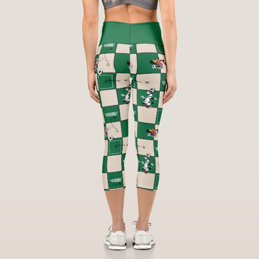 LOONEY TUNES™ Soccer Grid Pattern カプリレギンス (裏面)