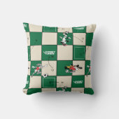 LOONEY TUNES™ Soccer Grid Pattern クッション (正面)