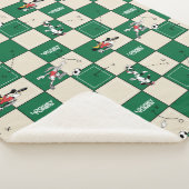 LOONEY TUNES™ Soccer Grid Pattern シェルパブランケット (3/4)