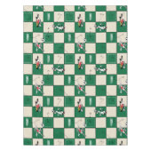 LOONEY TUNES™ Soccer Grid Pattern テーブルクロス (正面)