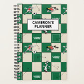 LOONEY TUNES™ Soccer Grid Pattern プランナー手帳 (正面)