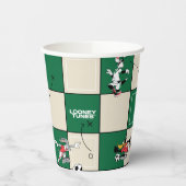 LOONEY TUNES™ Soccer Grid Pattern 紙コップ (左)
