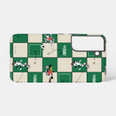 LOONEY TUNES™ Soccer Grid Pattern Samsung Galaxyケース (裏面横)