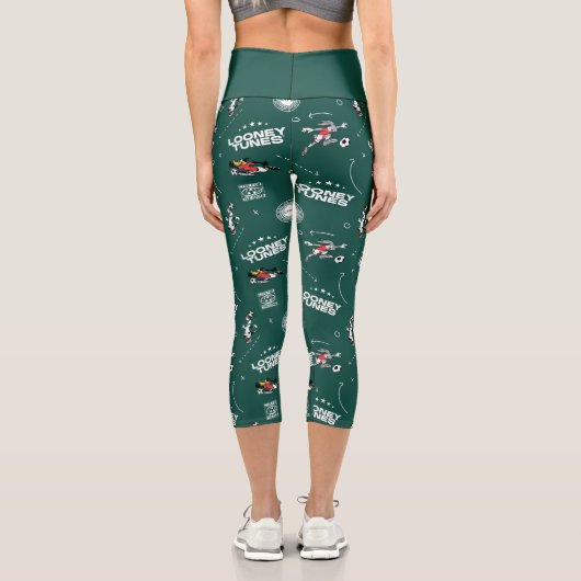 LOONEY TUNES™ Soccer Playbook Pattern カプリレギンス (裏面)