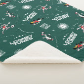 LOONEY TUNES™ Soccer Playbook Pattern シェルパブランケット (3/4)