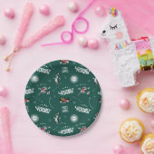 LOONEY TUNES™ Soccer Playbook Pattern ペーパープレート (パーティー)