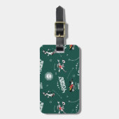 LOONEY TUNES™ Soccer Playbook Pattern ラゲッジタグ (正面縦)