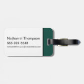 LOONEY TUNES™ Soccer Playbook Pattern ラゲッジタグ (裏面横)