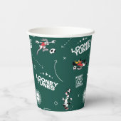LOONEY TUNES™ Soccer Playbook Pattern 紙コップ (裏面)