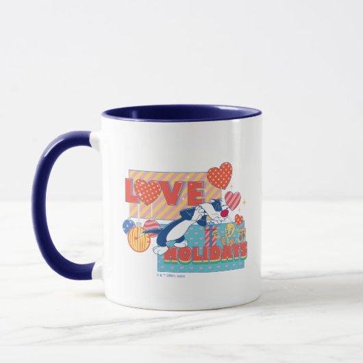 LOONEY TUNES™ | SYLVESTER™ & TWEETY™Love Holidays マグカップ (左)