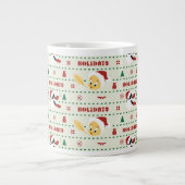 LOONEY TUNES™ SYLVESTER™ & TWETY™ホリデーパターン ジャンボコーヒーマグカップ (正面)