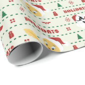 LOONEY TUNES™ SYLVESTER™ & TWETY™ホリデーパターン ラッピングペーパー (ロールコーナー)