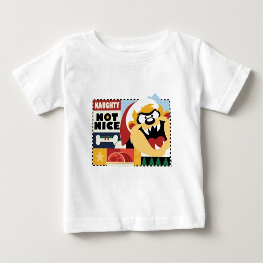 LOONEY TUNES™ TAZ™ いけな Not Nice ベビーTシャツ (正面)