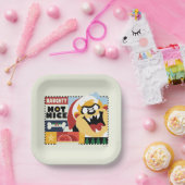 LOONEY TUNES™ TAZ™ いけな Not Nice ペーパープレート (パーティー)