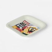 LOONEY TUNES™ TAZ™ いけな Not Nice ペーパープレート (傾斜あり)