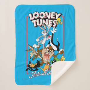LOONEY TUNES™「THAT IS ALLフォーク!™」グループスタック シェルパブランケット
