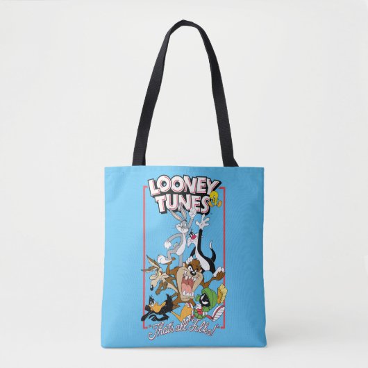 LOONEY TUNES™ "THAT IS ALLフォーク!™"グループスタック トートバッグ (正面)