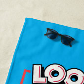 LOONEY TUNES™ "THAT IS ALLフォーク!™"グループスタック ビーチタオル (インサイチュ)