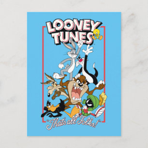 LOONEY TUNES™ "THAT IS ALLフォーク!™"グループスタック ポストカード