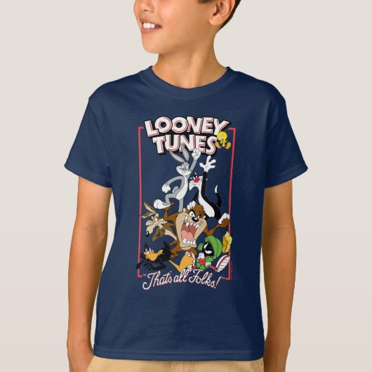 LOONEY TUNES™ "THAT IS ALLフォーク!™"グループスタック Tシャツ (正面)