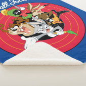 LOONEY TUNES™「THAT IS ALLフォーク!™」 Bullseye Group シェルパブランケット (3/4)