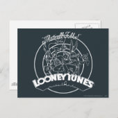 LOONEY TUNES™ THAT'S ALL FOLKS!™ ポストカード (正面/裏面)