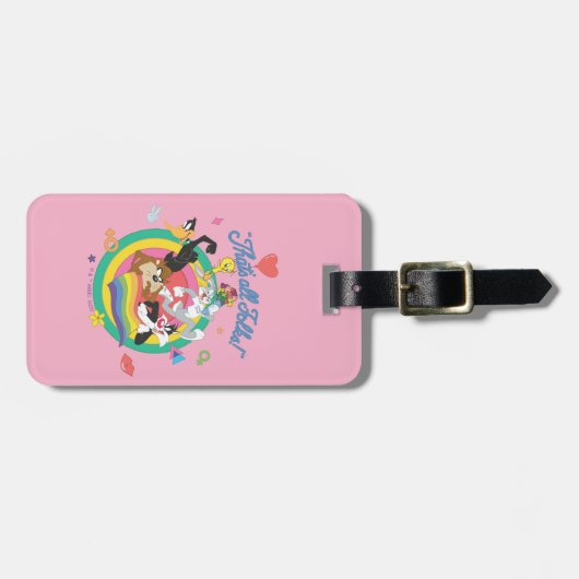 LOONEY TUNES™ - That's All Folks! Pride Bullseye ラゲッジタグ (正面横)