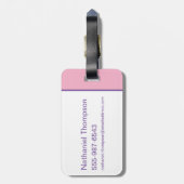 LOONEY TUNES™ - That's All Folks! Pride Bullseye ラゲッジタグ (裏面縦)