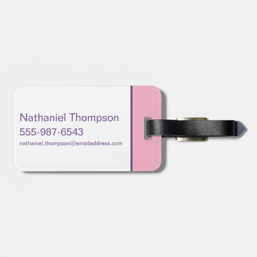 LOONEY TUNES™ - That's All Folks! Pride Bullseye ラゲッジタグ (裏面横)