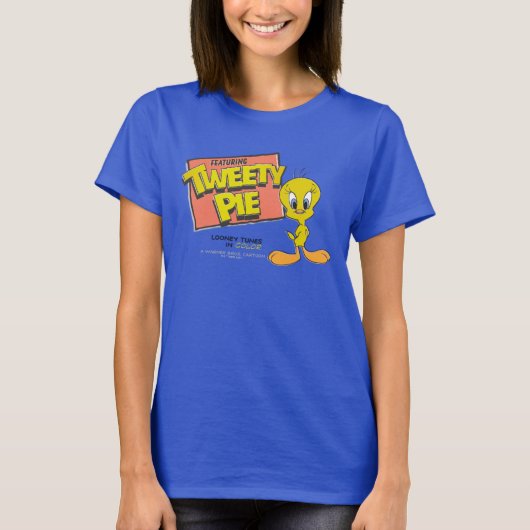 LOONEY TUNES™ TWEETY™レトロロビーカード Tシャツ (正面)
