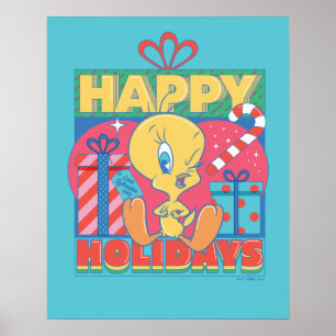 LOONEY TUNES™ TWEETY™ Happy Holidays ポスター
