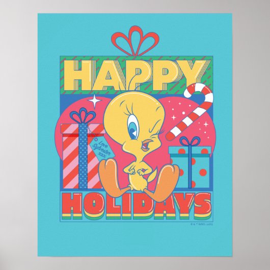 LOONEY TUNES™ | TWEETY™ Happy Holidays ポスター (正面)