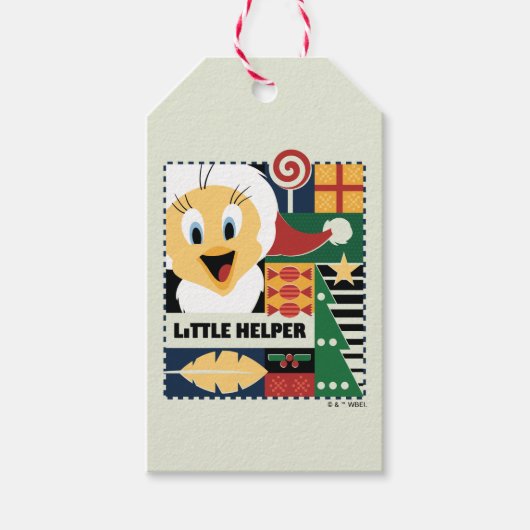 LOONEY TUNES™ TWEETY™ Little Helper ギフトタグ (正面)