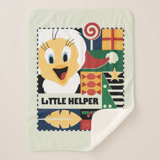 LOONEY TUNES™ TWEETY™ Little Helper シェルパブランケット (正面)