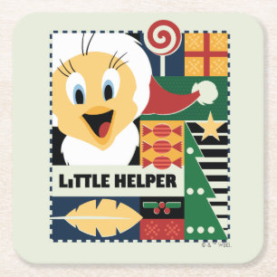 LOONEY TUNES™ TWEETY™ Little Helper スクエアペーパーコースター