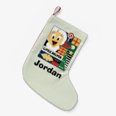LOONEY TUNES™ TWEETY™ Little Helper スモールクリスマスストッキング (正面 (吊り時))