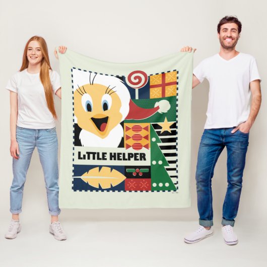 LOONEY TUNES™ TWEETY™ Little Helper フリースブランケット (インサイチュ)