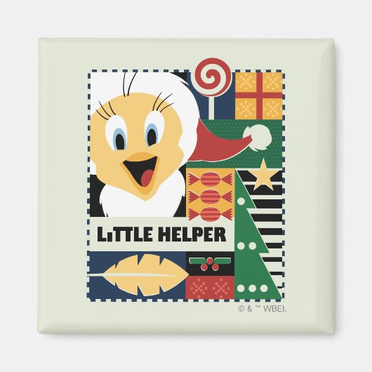LOONEY TUNES™ TWEETY™ Little Helper マグネット (正面)