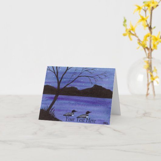 Loons カード (黄色い花)